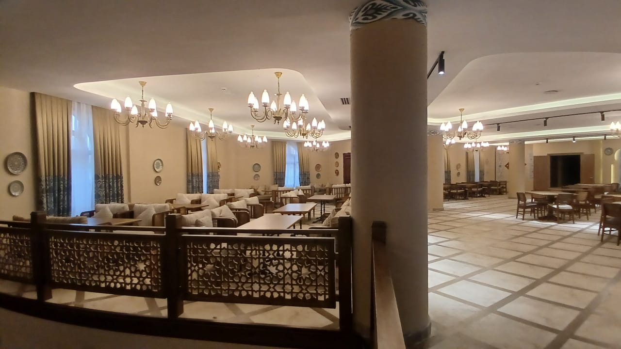 Italian Restaurant interior and lounge seating