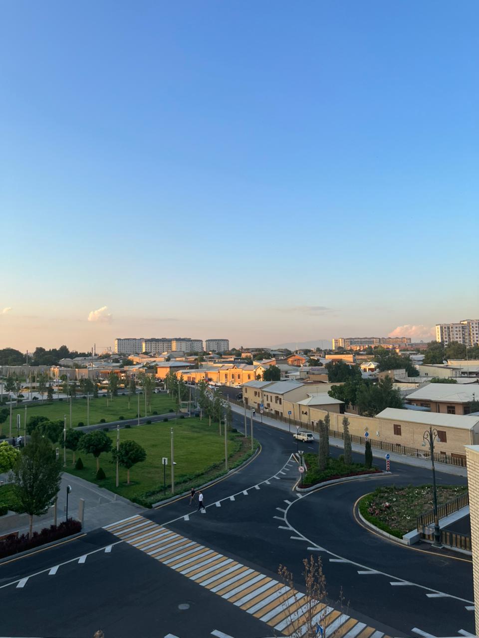 Panoramic view across Tashkent